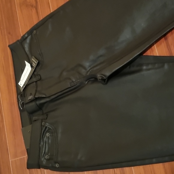 Banana Republic Coated Mid-Rise Skinny Fit Jeans Black Size 6R/28 - Picture 5 of 13